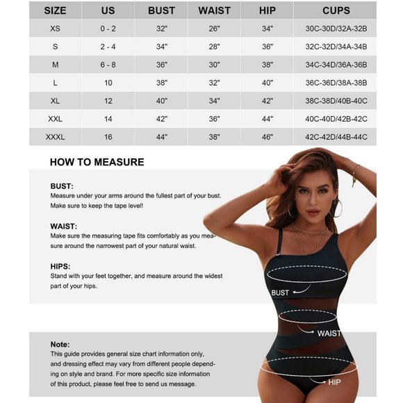 One Piece Asymmetric One Shoulder Swimsuit M *NWT* - Picture 6 of 10